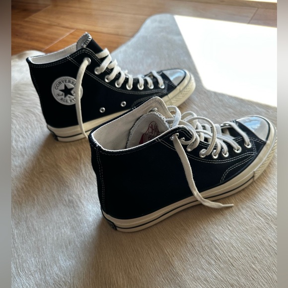 Converse All Star 70s High Top Sneakers in Black, Size: 9.5W / 7.5M - Picture 7 of 9
